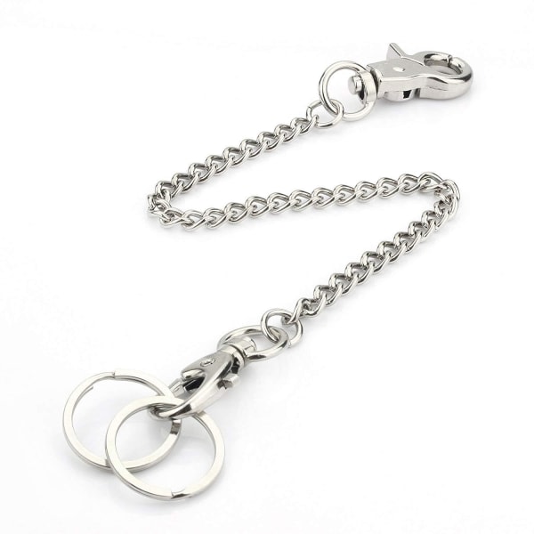 Jeans Lanyard Key Ring 24 Inch, Pocket Keychain Wallet Chain with