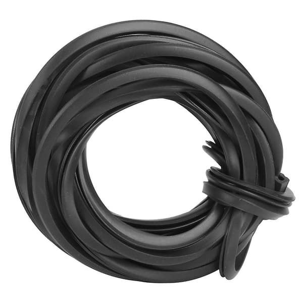 Sort drivhus gummiliste kabel drivhus tilbehør glas tætnings tilbehør-FF- 4m