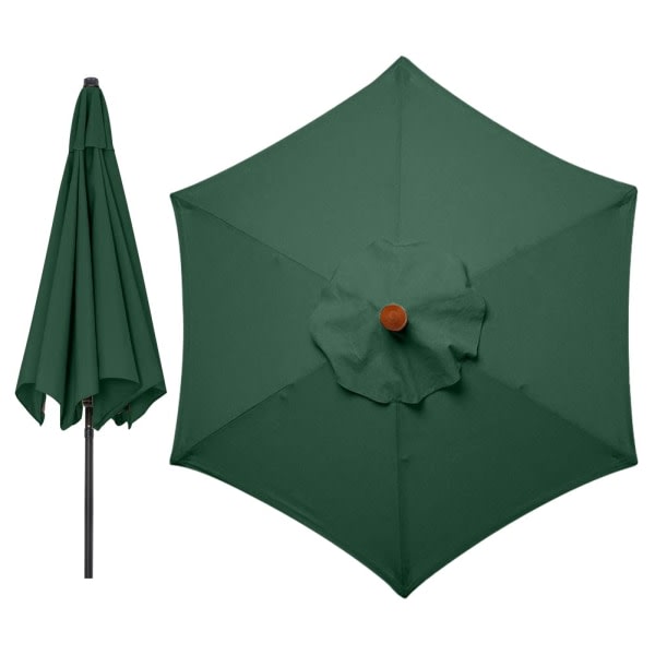 Udskiftning af parasolbetræk 3 meter 6 arme udskiftning af parasol