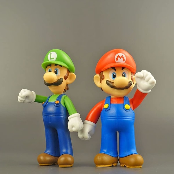Super Mario Toys, Mario Bros Luigi, Mario, Yoshi Action Figurer
