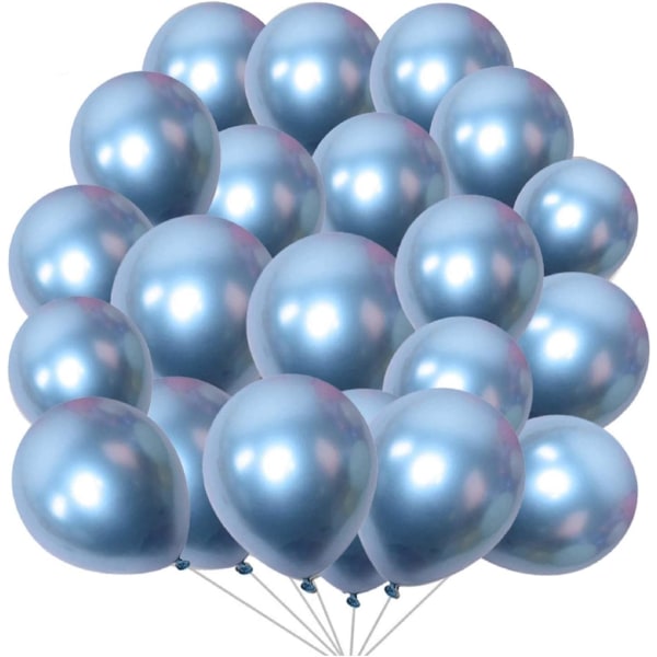 Latex balloner, Latex balloner til dekoration, Pakke med 50 metal
