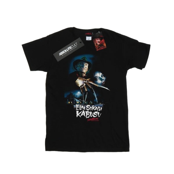 Nightmare on Elm Street Mænds tyrkiske filmplakat T-shirt SB Black S