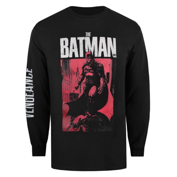 Batman Herre Gotham City Langermet T-skjorte L Svart L