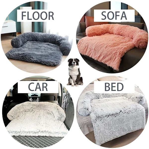 Avtakbart og Vaskbart Pet Sofa Trekk - Lys Grå light gray M