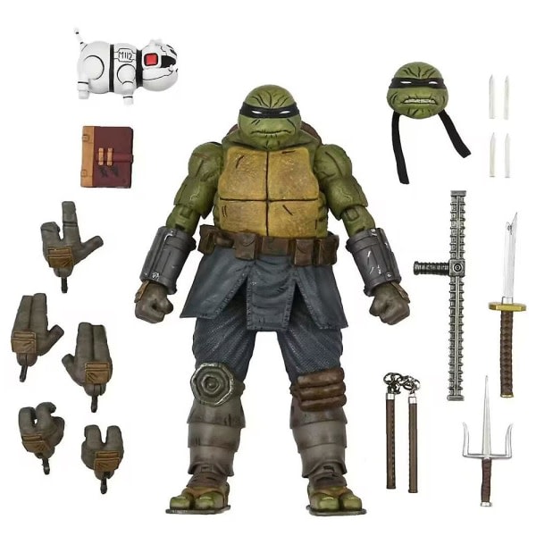 18 cm Teenage Mutant Ninja Turtles Actionfigurer Leker med Sett Hjemmeinnredning Gaver til barn Voksne Fans B