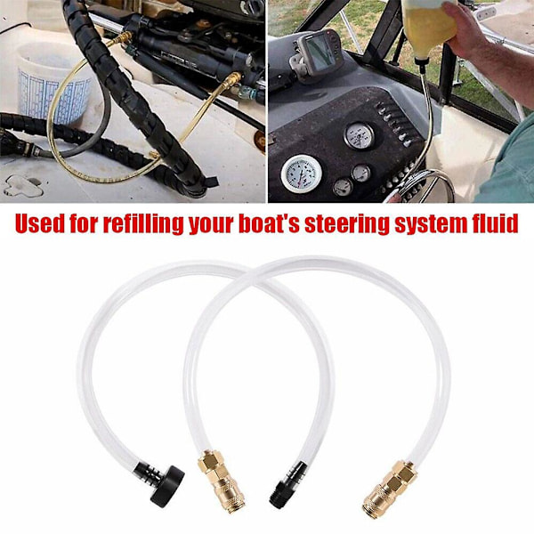 2-pack Påfyllningssats för Seastar Hydraulstyrningssystem, Bryggrör-FF-