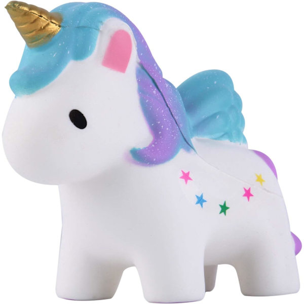 Squishies Yksisarvinen Värillinen Tähti Squishy Hitaasti Nousevat Lelut Kawaii