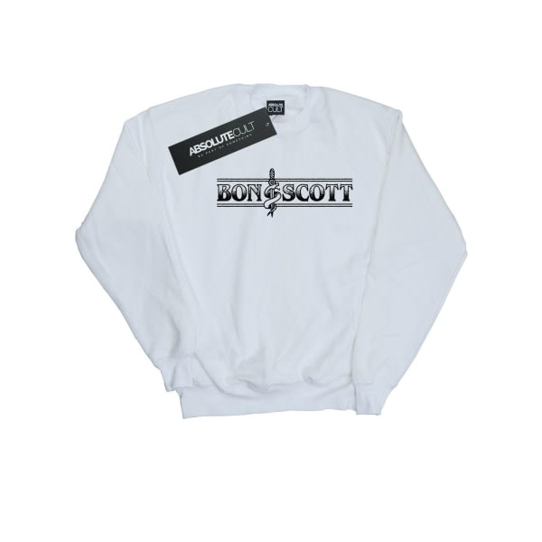 Bon Scott Girls Bemguit Grime Sweatshirt 3-4 år Hvid 3-4 år