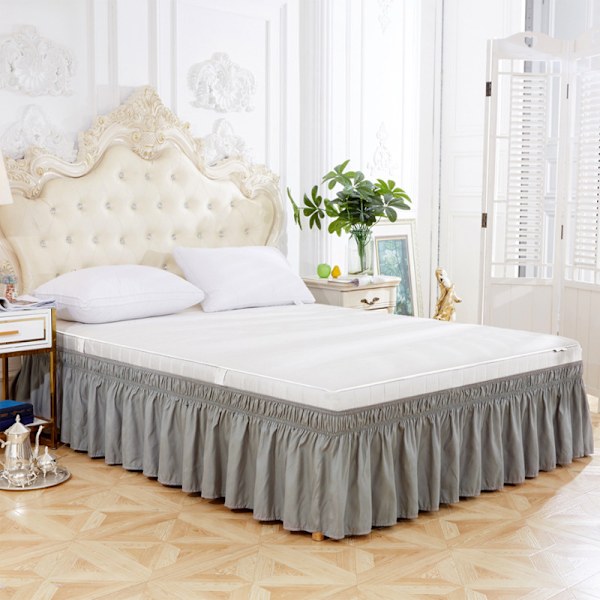 Rynket Sengekappe Queen-XF3-