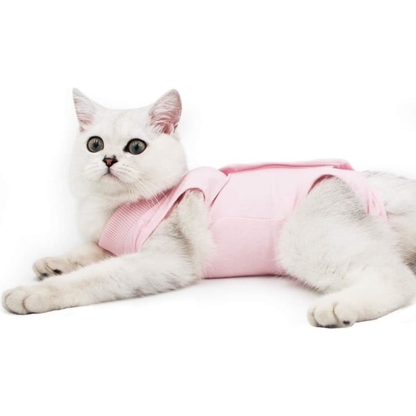 Cat Professional Rehab Kit för buksår eller hudsjukdomar, E-halsalternativ för katter och hundar, klädsel afteroperation, liten storlek