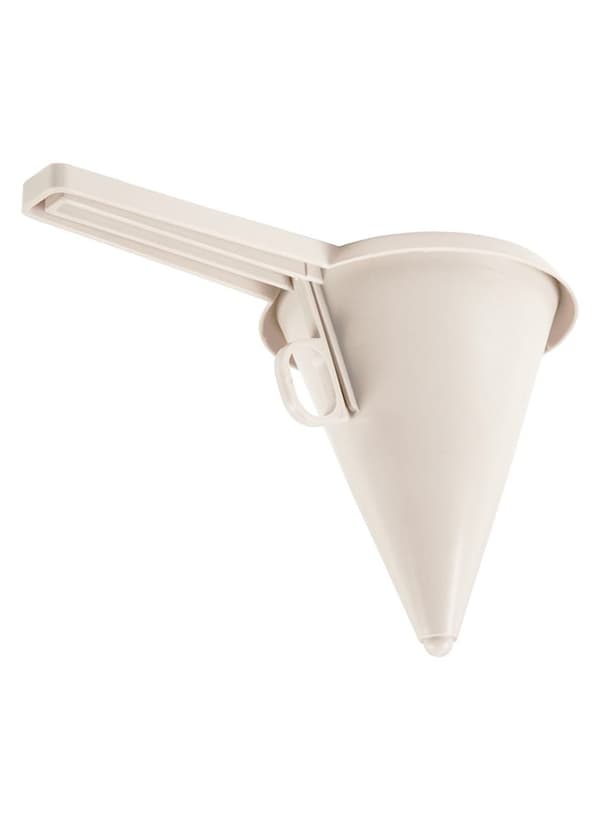 Doseringstrakt Knäcktrakt Easy-Pour Funnel-FF- Vit white