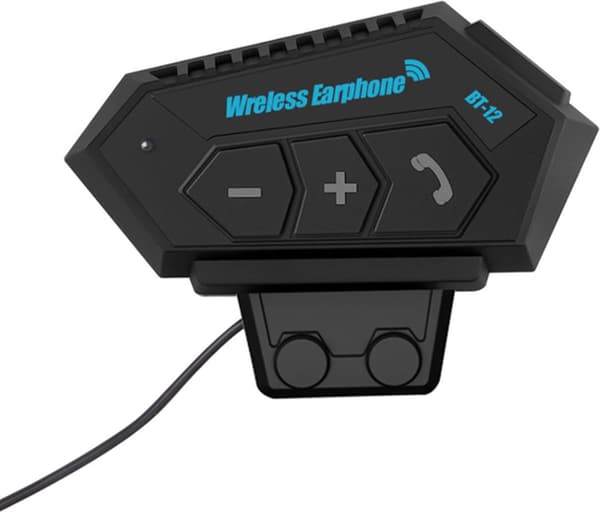Moottoripyöräkypärän Bluetooth-kuulokkeet mikrofonilla, vedenpitävät, yleismalliset