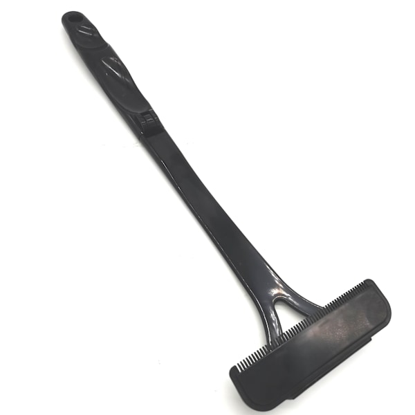 Long and Wide Back Hair Removal Razor Svart Sort