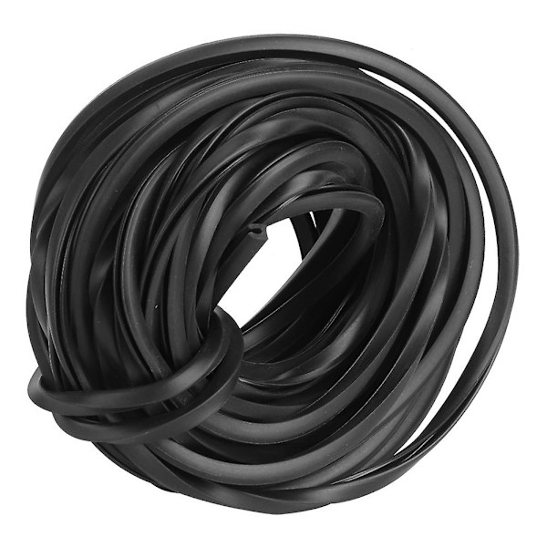 Svart växthus gummilist kabel växthustillbehör för glasförsegling-XF5- 10m