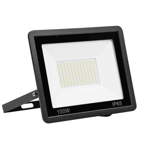100 W utendørs LED-spotlight, IP66 6500K vanntett utendørs LED-spotlight, kjølig hvit LED-sikkerhetsbelysning