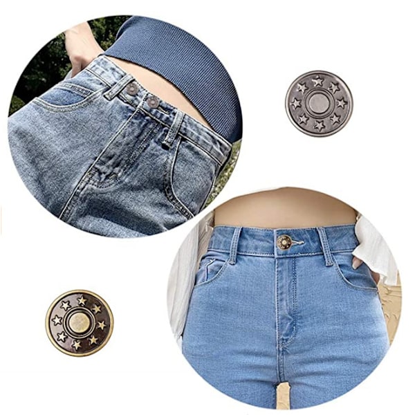 INF 50 stk jeansknapper
