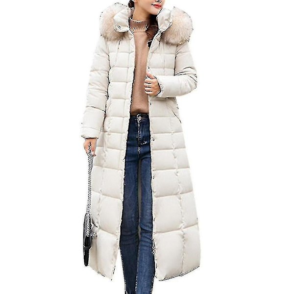 Bebetter Naisten talvitakki - Maxi-pehmustetut pitkät takit ja lyhyet takit F Aasialainen koko L Asian size L Red