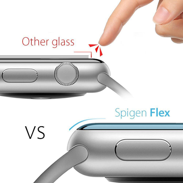 Spigen Neo Flex HD -näytönsuoja Apple Watch 4/5/6/7/8/9 (41/40 mm)