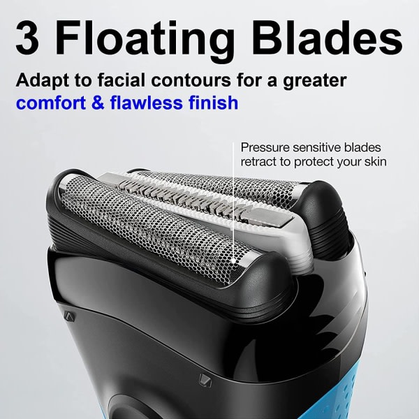 32B S3 Ersättningsrakhuvuden Kompatibla med Braun Series 3 Elektriska Rakapparater Tillbehör