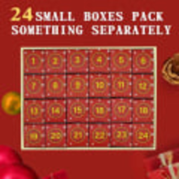 Julepuslespill, 1008 brikker julekalender, puslespill, 24 dagers juleferiepuslespill F