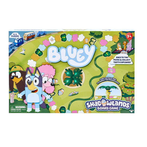 Bluey Friends Family Card Desktop Board Toy Game Pedagogiska barn färgglada