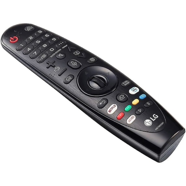 LG Fjärrkontroll Magic Remote, kompatibel med många LG-modeller, Netflix och Prime Video snabbknappar, null ingen
