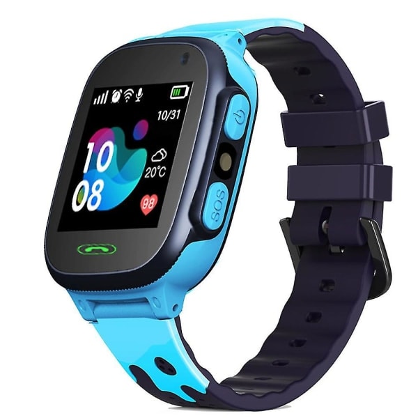 Barn Smart Watch Telefon 4g Kamera Touch Multifunktionell GPS Tracker Sos Klocka