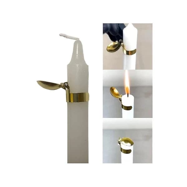6 stk Lysslukker, Automatisk Lysslukker for Sikker Slukking-FF-
