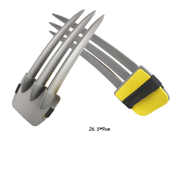 Wolverine Mask Claw Cape Tillbehör Kostym Barn Halloween Maskeradkläder 2 Wolf Claws