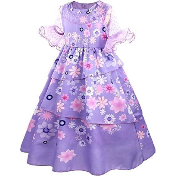 Encanto Isabela Madrigal Mekko Naamiaisasu Violetti Purple 140