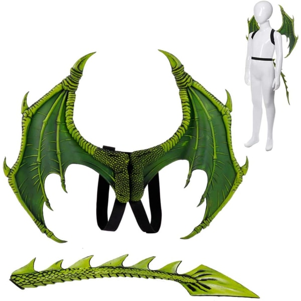 1Sett Barn Fantasy Dragon Wings Kostyme Halloween Dinosaur