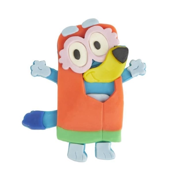 Play-Doh Bluey Kuffert gemmer sig med 11 bøtter modellervoks