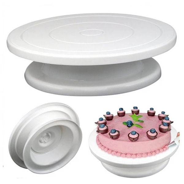 Roterende Tårtfat - Bageudstyr - Cake turntable