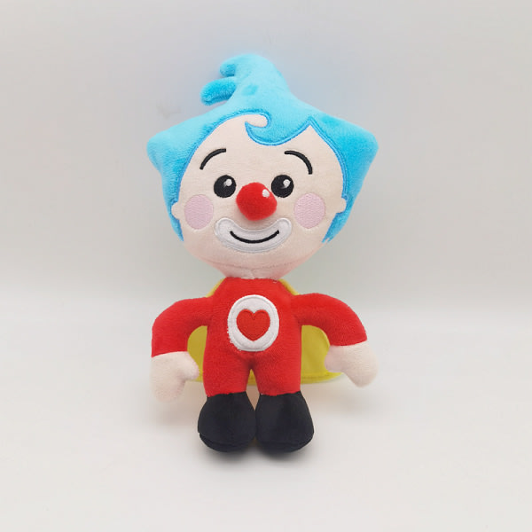 7,8 tum Plim plysch clown, tecknad animerad stoppad clown docka leksak