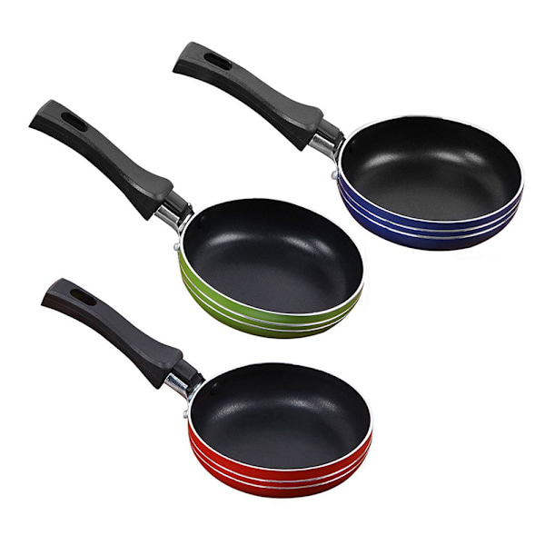 1 stk. mini stekepanne, non-stick-panne, eggkasserolle, frokostgryte 12cm