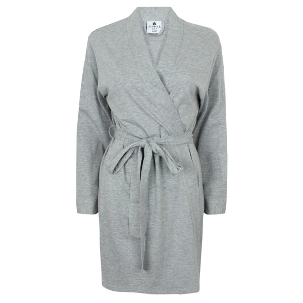 Towel City bomuldsfrakke til kvinder/damer XL Heather Grey XL
