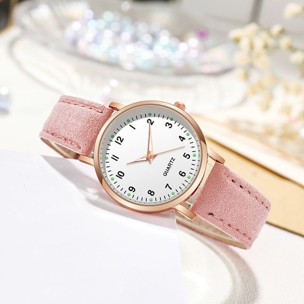 Kvarts Armbandsur Luminous Watch VIT white