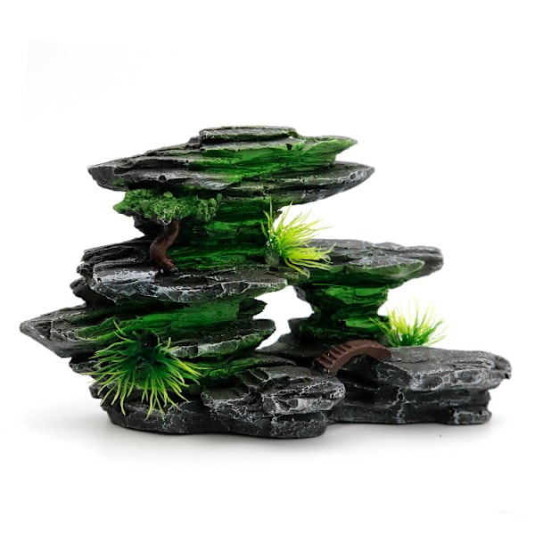 Akvariedekoration - Akvariedekorationstillbehör - Konstgjord stenformation-XF9-
