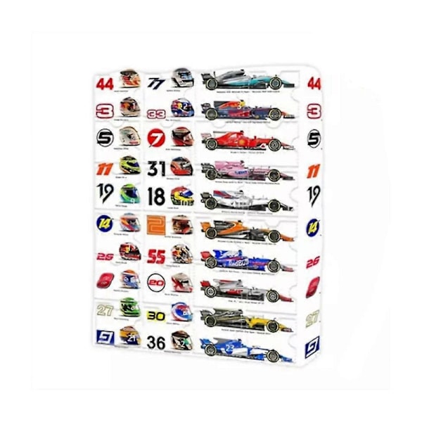 F1 Adventskalender - Julkalender Med 24 Små Dörrar