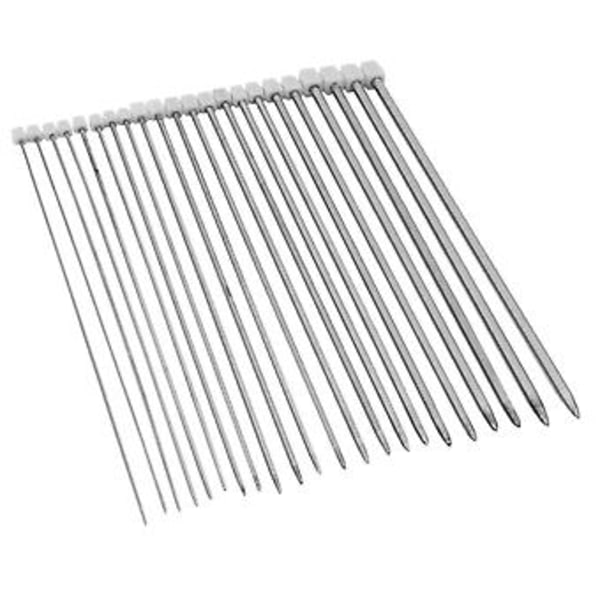 35cm Mindre Stål Enkelspetsig Sticknings Virknål Verktyg Hantverk Stickningsset 2.0mm-