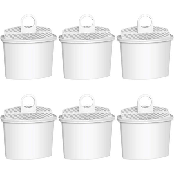 KWF2 filtre, erstatning for Braun Brita KWF2 kaffemaskiner, Braun KF560, KF130, KF140, KF550, KF570 (6 stk.)