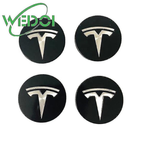Hjulnavdekselsett for 3-kapslers hjulsenterdeksel for Tesla 3/x/s/y tilbehør