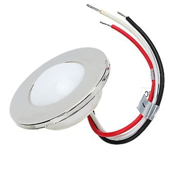 3 tum RV Infälld Taklampa LED Verandalampa 70LM Vattentät Energibesparande för Husvagnar Båtar Blå och Vit