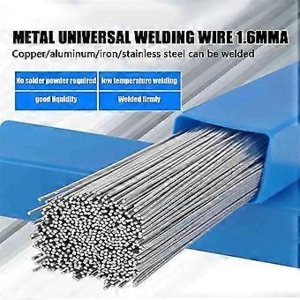 Aluminium Svetsstavar, Flusstråd, Metall Universal Svetsning Tråd 1.6mma, Lågtemperatur Universal Svetsstav, B