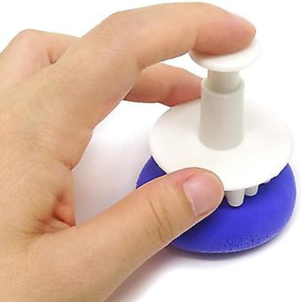 6 stk./sæt Fødevaregodkendt Plast Snefnug Fondant Kage Stempel Udskærere Forme DIY Prægeværktøj til Bagning