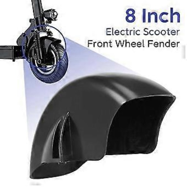 2 st Universal 8 Tum Elektrisk Scooter Främre Bakre Stänkskärm För Sealup E-Delar a