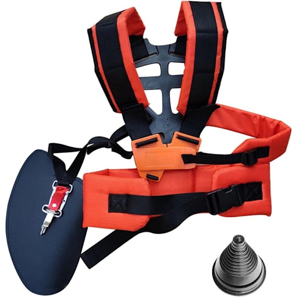 Dobbelt polstret rem til buskrydder trimmer holdbar nylon rem justerbar til buskrydder have