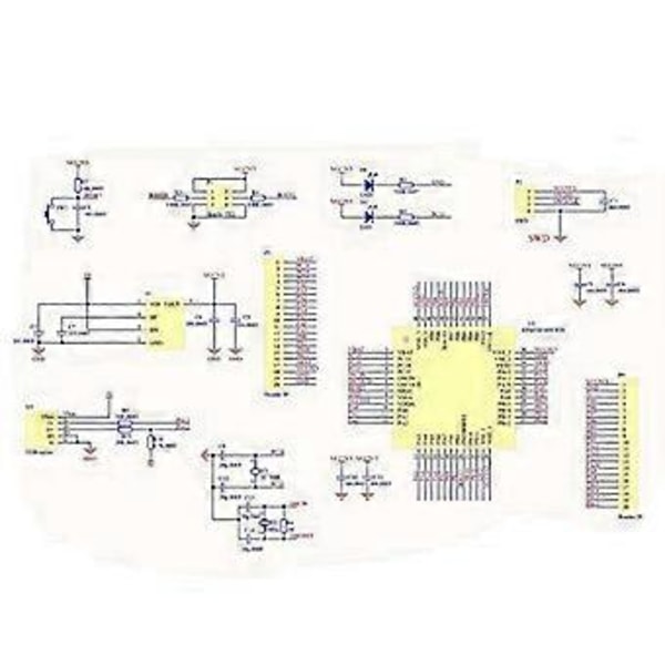 STM32F103C8T6 ARM STM32 Minsta System Utvecklingskort Modul STM32F103C8T6 för Kort