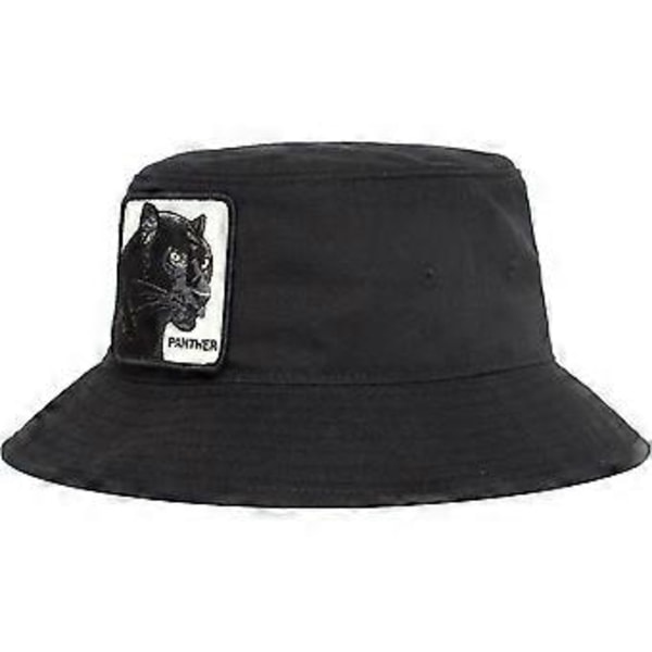 Djurhinkhatt för damer och herrar, unisex, mode, hiphop, broderad fiskarhatt