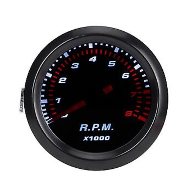 Bilmodifiering, 12V Universal 52mm/2in LED Varvräknare Solid Prestanda